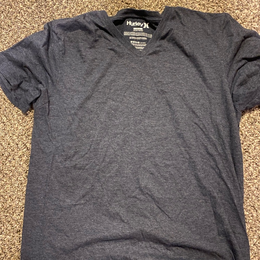Mens Hurley V Neck T shirt